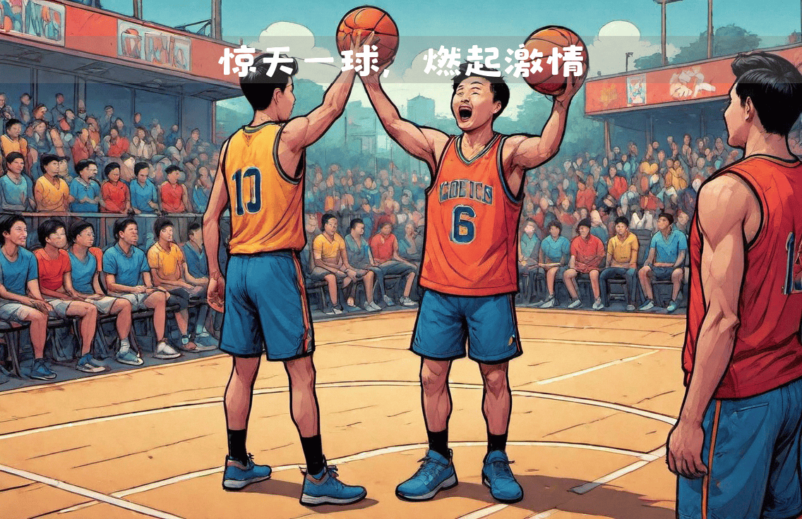 燃情篮球场：球员们在比赛中全力以赴